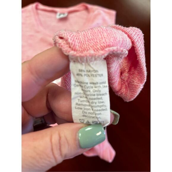 Mean Girls On Wednesdays We Wear Pink Sweater Vest sz M EUC - Picture 5 of 7